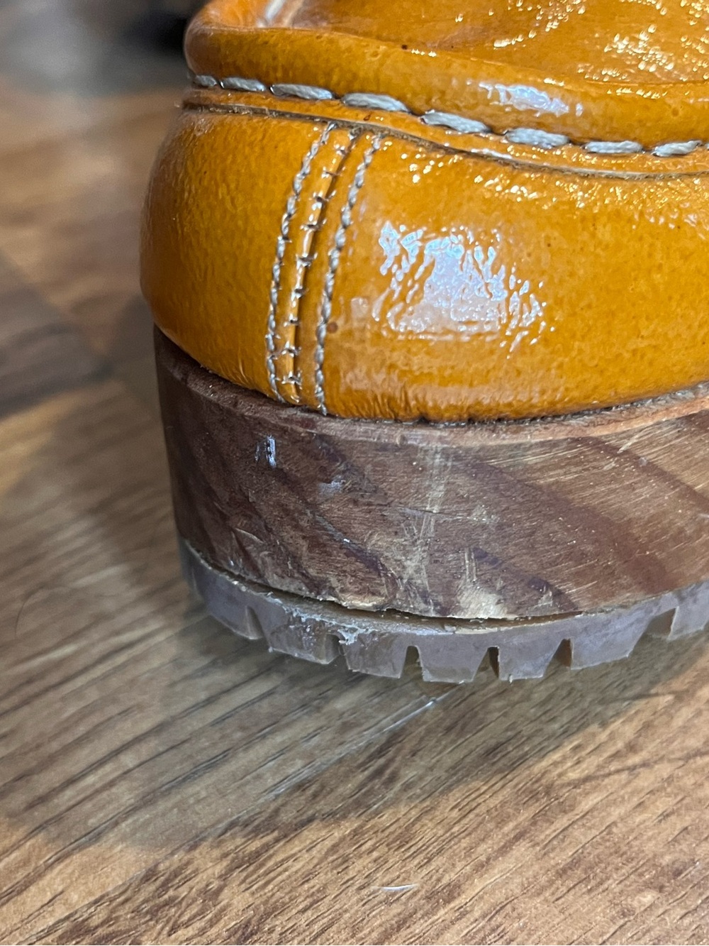 Free People Tan Corbin Loafer Clogs - Picture 6 of 7
